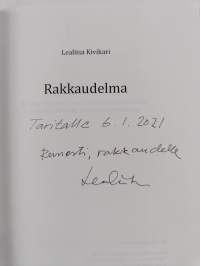 Rakkaudelma (signeerattu, tekijän omiste)