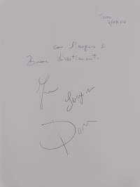 Sergio&#039;s Pacon tapaan (signeerattu, tekijän omiste)