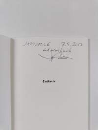 Unikuvia (signeerattu, tekijän omiste)