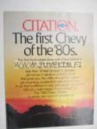 Chevrolet Citation 1979 -myyntiesite