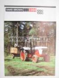 David Brown Case 1290, 1390 traktori -myyntiesite / tractor sales brochure