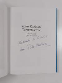 Koko kansan Tuntematon (signeerattu)
