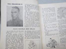 Korsu lektyr 1944 nr 4 (Korsu-lukemisto ruotsinkielisenä versiona), runsas kuvitus, mm. P. Viherluoto, Henrik Tikkanen ym.