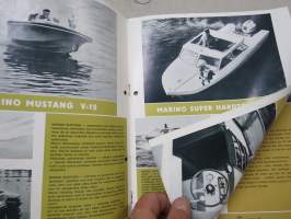 Marino boats 1969 Marino Junior 13, Sport 14, Mustang V-15, Super Hard Top V-18, Daycruiser V-21 -myyntiesite