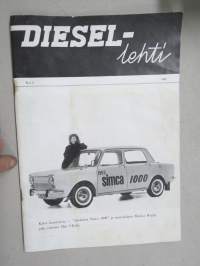Diesel-lehti 1963 nr 3, runsas mainoskuvitus työkoneista ja moottoreista