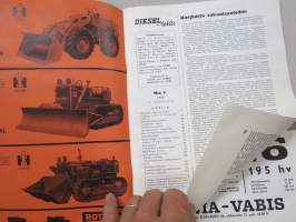 Diesel-lehti 1963 nr 3, runsas mainoskuvitus työkoneista ja moottoreista