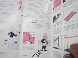 Wihuri-Yhtymä Sanduudd - Tee se näin tapetointiopas - pesunkestävä Sandura-tapetti -myyntiesite