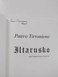 Iltarusko : kertomuksia ja runoja (signeerattu)