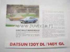 Datsun 120Y DL / 140Y GL -myyntiesite