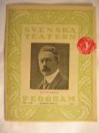 Svenska Teatern Program 1924-25 nr 4 -käsiohjelma