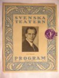 Svenska Teatern Program 1923-24 nr 16 -käsiohjelma