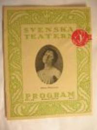 Svenska Teatern Program 1923-24 nr 15 -käsiohjelma