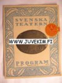 Svenska Teatern Program 1923-24 nr 4 -käsiohjelma