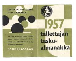 OKO Osuuskassa lompakkoalmanakka 1957