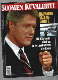 Suomen Kuvalehti  1993 nr 3 / Bill Clinton, maatalouden tappolinja, pankin vaihtopäivät