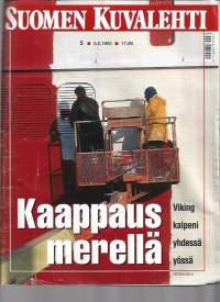 Suomen Kuvalehti  1993 nr 5 / Kaappaus merellä, Stalingrad, onko värillä väliä