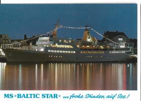 ms Baltic Star -  laivakortti,postikortti laivapostikortti   kulkematon