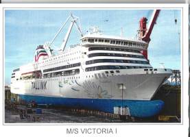 ms Victoria I -  laivakortti,postikortti laivapostikortti   kulkematon