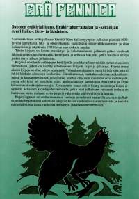 Erä fennica - Suomen eräkirjallisuus. Kansikuvia ja luettelo eräkirjoista, kalakirjoista jne.