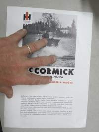 McCormick International F31-200 väkilannoitteiden keskipakolevitin -myyntiesite