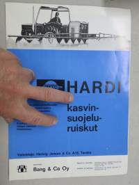 Hardi kasvinsuojeluruiskut BL- &amp; NK-sarjat traktoreihin -myyntiesite