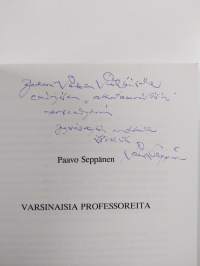 Varsinaisia professoreita (signeerattu, tekijän omiste)
