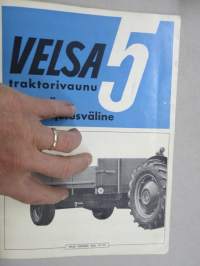 Velsa 5 traktoriperävaunu -myyntiesite