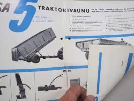 Velsa 5 traktoriperävaunu -myyntiesite