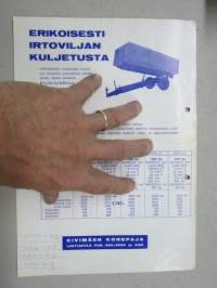 Kipa 5 &amp; 7 tonnin kippiperävaunu -myyntiesite