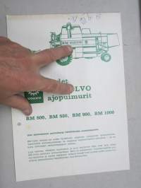 BM-Volvo S 800, 830, 900, 1000 ajopuimurit - leikkuupuimuri -myyntiesite
