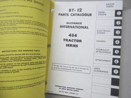 McCormick International 434 Tractor series - BT-12 Parts Catalogue -varaosaluettelo