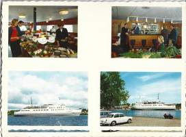 M/S Skandia / M/S Nordia  - laivakortti, laivapostikortti kulkematon