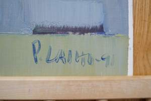 Pekka Laiho, öljy kankaalle ,sign P.Laiho -91 , 35x47 cm kehystämätön