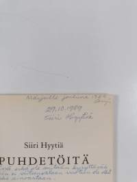 Puhdetöitä (signeerattu, tekijän omiste)