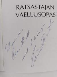 Ratsastajan vaellusopas (signeerattu, tekijän omiste)