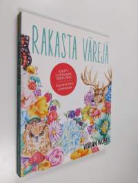 Rakasta värejä - Kehity loistavaksi piirtäjäksi : interaktiivinen tehtäväkirja