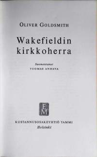 Wakefieldin kirkkoherra