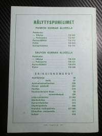 Paimion puhelin oy / Puhelinluettelo 1973