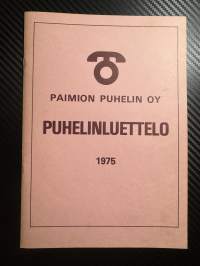 Paimion puhelin oy / Puhelinluettelo 1975