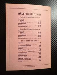 Paimion puhelin oy / Puhelinluettelo 1975