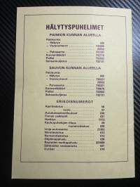 Paimion puhelin oy / Puhelinluettelo 1978