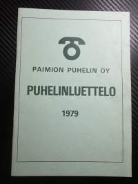 Paimion puhelin oy / Puhelinluettelo 1979