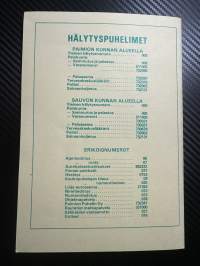 Paimion puhelin oy / Puhelinluettelo 1981