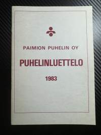Paimion puhelin oy / Puhelinluettelo 1983