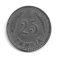 25  penniä  1925