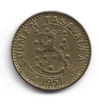 20   markkaa  1957