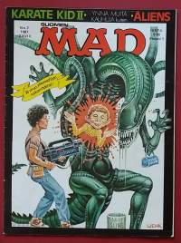 Suomen Mad 2/1987 - Aliens. (Sarjakuvalehti, sopiva keräilykappaleeksi)