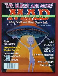 Mad Magazine Super Specia  Number117 Decemper 1996 - The Aliens are there.  (Sarjakuvalehti,  Printed in USA, sopiva keräilykappaleeksi)