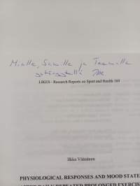 Physiological Responses and Mood States After Daily Repeated Prolonged Exercise (signeerattu, tekijän omiste)