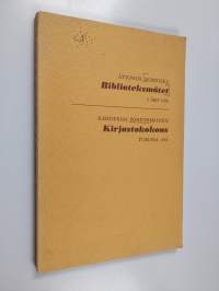 Åttonde nordiska biblioteksmötet i Åbo 1956 = kahdeksas pohjoismainen kirjailijakokous Turussa 1956